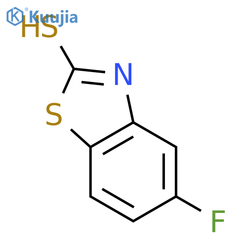 5-Fluoro-2-mercaptobenzothiazole structure