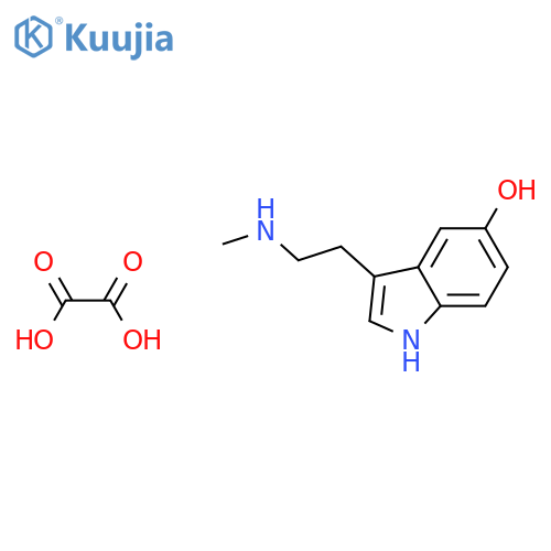 3-(2-Methylaminoethyl)indol-5-ol oxalate structure