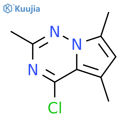 4-chloro-2,5,7-trimethylpyrrolo[2,1-f][1,2,4]triazine structure