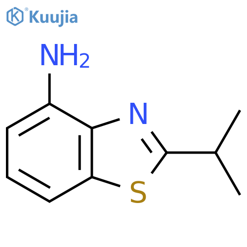 2-(propan-2-yl)-1,3-benzothiazol-4-amine structure