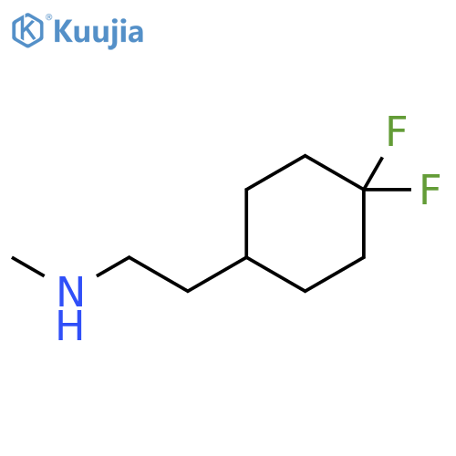 [2-(4,4-difluorocyclohexyl)ethyl](methyl)amine structure
