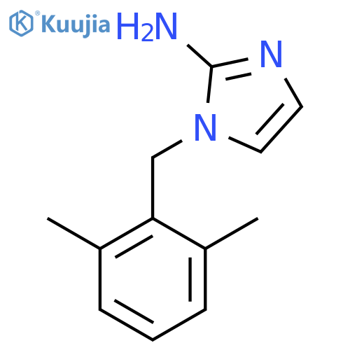 1-(2,6-dimethylphenyl)methyl-1H-imidazol-2-amine structure