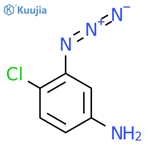 3-Azido-4-chloroaniline structure