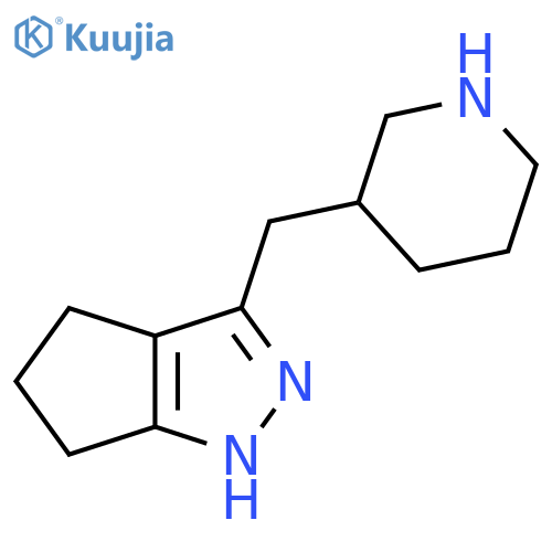 3-({1H,4H,5H,6H-cyclopentacpyrazol-3-yl}methyl)piperidine structure