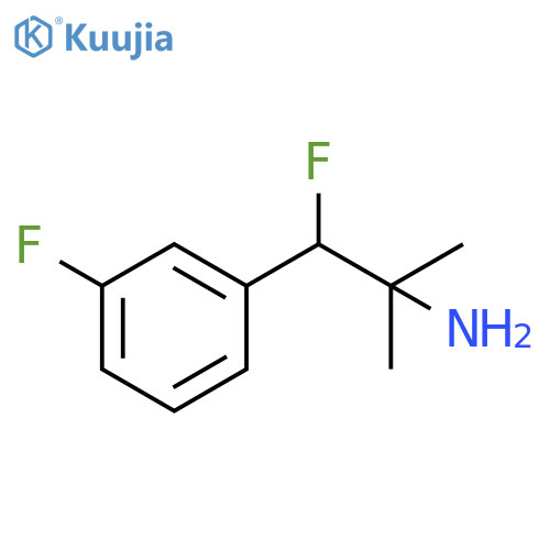 Benzeneethanamine, β,3-difluoro-α,α-dimethyl- structure