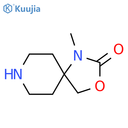 1-methyl-3-oxa-1,8-diazaspiro4.5decan-2-one structure