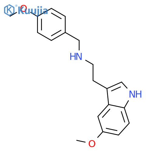 N-(4-Methoxybenzyl)-N-2-(5-methoxy-1H-indol-3-yl)ethylamine structure