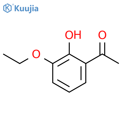 1-(3-ethoxy-2-hydroxyphenyl)ethan-1-one structure