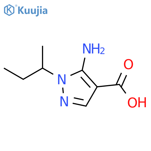 5-Amino-1-(butan-2-yl)-1h-pyrazole-4-carboxylic acid structure
