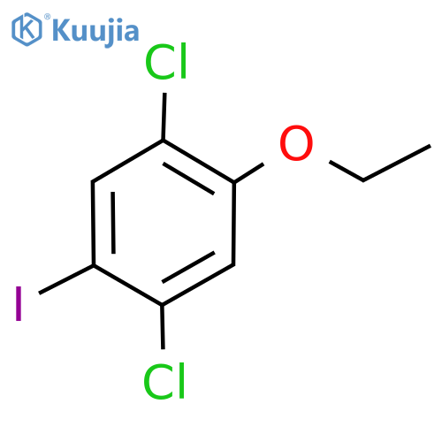 1,4-Dichloro-2-ethoxy-5-iodobenzene structure