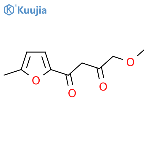 4-methoxy-1-(5-methylfuran-2-yl)butane-1,3-dione structure