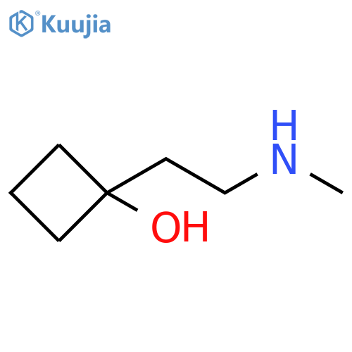 1-[2-(methylamino)ethyl]cyclobutanol structure