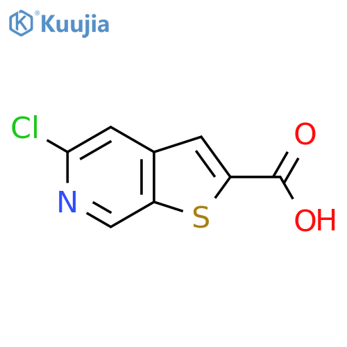 5-Chlorothieno[2,3-C]pyridine-2-carboxylic acid structure
