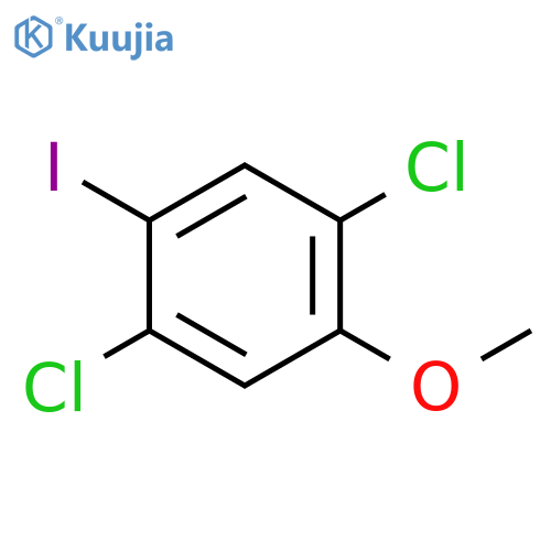 1,4-Dichloro-2-iodo-5-methoxybenzene structure