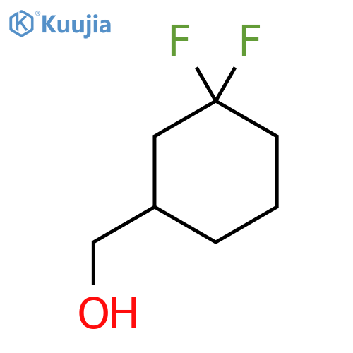 (3,3-Difluorocyclohexyl)methanol structure