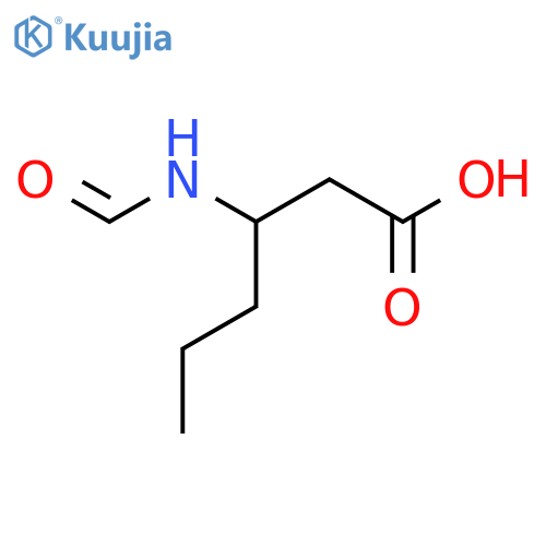 3-formamidohexanoic acid structure
