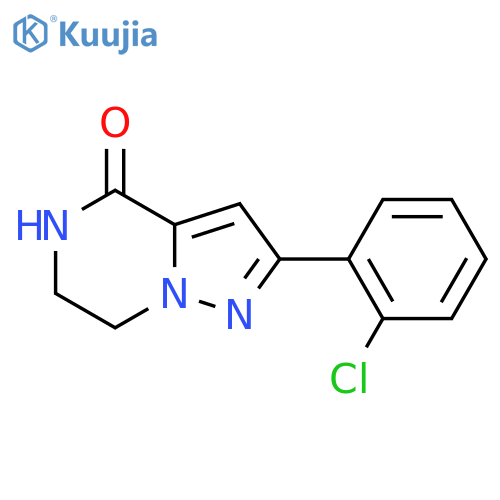 2-(2-Chlorophenyl)-6,7-dihydropyrazolo[1,5-A]pyrazin-4(5H)-one structure
