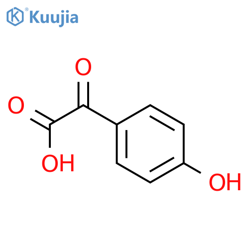 2-(4-Hydroxyphenyl)-2-oxoacetic Acid structure