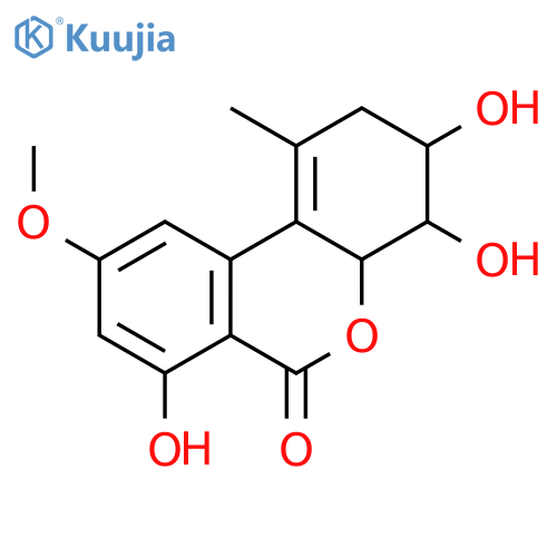 (3R,4S,4aR)-3,4,7-trihydroxy-9-methoxy-1-methyl-2,3,4,4a-tetrahydro-6H-benzo[c]chromen-6-one structure