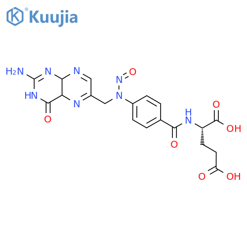 L-(+)-N-[p-[[(2-AMino-7,8-dihydro-4-hydroxy-6-pteridinyl)Methyl]nitrosaMino]benzoyl]-glutaMic Acid structure
