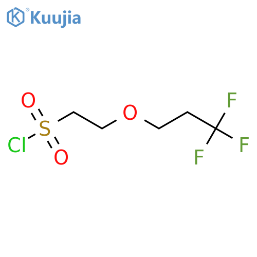 2-(3,3,3-trifluoropropoxy)ethane-1-sulfonyl chloride structure