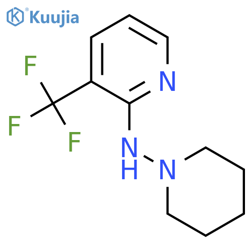 N-Piperidin-1-yl-3-(trifluoromethyl)pyridin-2-amine structure