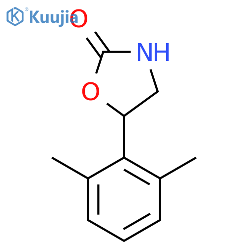 5-(2,6-dimethylphenyl)-1,3-oxazolidin-2-one structure