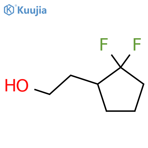 2-(2,2-difluorocyclopentyl)ethan-1-ol structure