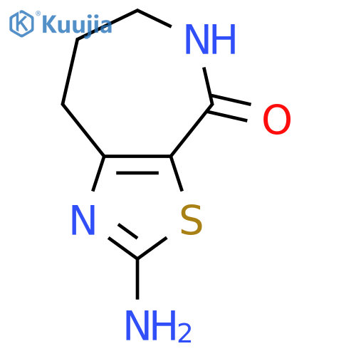 2-amino-4H,5H,6H,7H,8H-[1,3]thiazolo[5,4-c]azepin-4-one structure