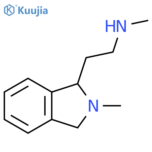N-Methyl-2-(2-methylisoindolin-1-yl)ethan-1-amine structure
