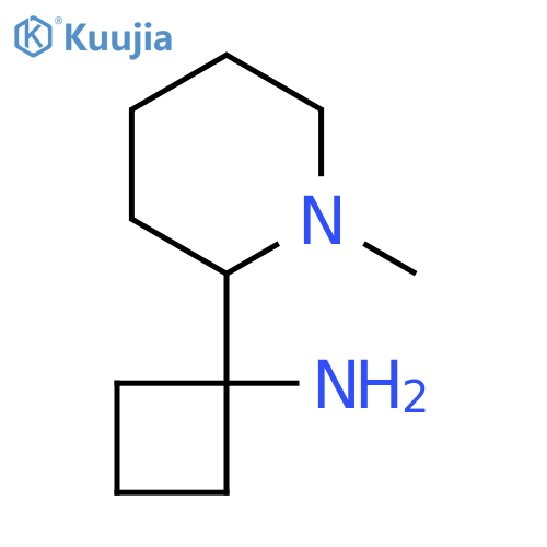 1-(1-methylpiperidin-2-yl)cyclobutan-1-amine structure