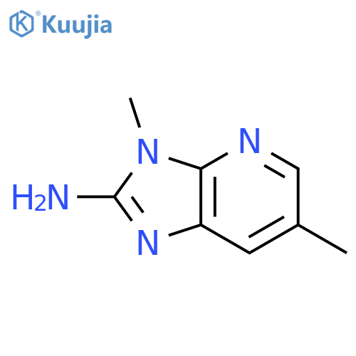 3,6-Dimethyl-3H-imidazo4,5-bpyridin-2-amine structure