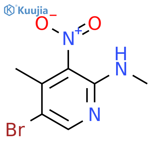 5-Bromo-N,4-dimethyl-3-nitropyridin-2-amine structure
