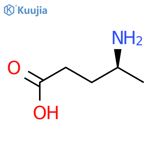 (4S)-4-aminopentanoic acid structure