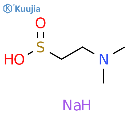 Ethanesulfinic acid, 2-(dimethylamino)-, sodium salt (1:1) structure