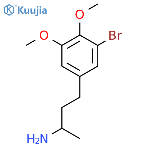 4-(3-bromo-4,5-dimethoxyphenyl)butan-2-amine structure