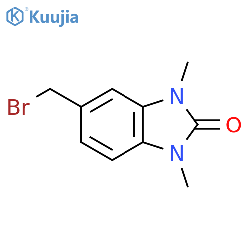 5-(bromomethyl)-1,3-dimethyl-2,3-dihydro-1H-1,3-benzodiazol-2-one structure