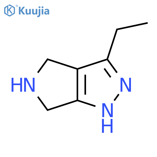 3-Ethyl-1,4,5,6-tetrahydropyrrolo[3,4-c]pyrazole structure