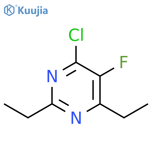 4-chloro-2,6-diethyl-5-fluoropyrimidine structure