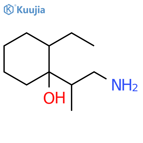 Cyclohexanol, 1-(2-amino-1-methylethyl)-2-ethyl- structure