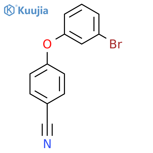 4-(3-Bromophenoxy)benzonitrile structure
