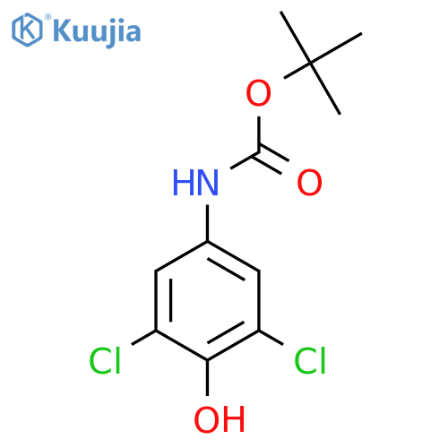 (3,5-Dichloro-4-hydroxy-phenyl)-carbamic Acid Tert-butyl Ester structure