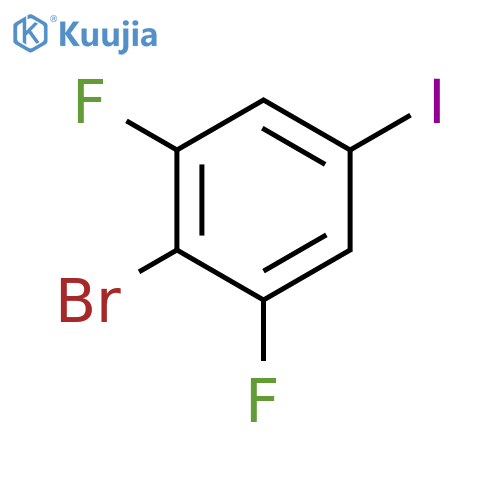 2-Bromo-1,3-difluoro-5-iodobenzene structure