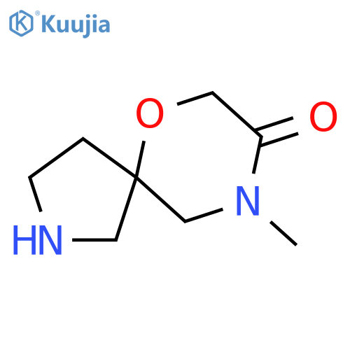 6-Oxa-2,9-diazaspiro[4.5]decan-8-one, 9-methyl- structure