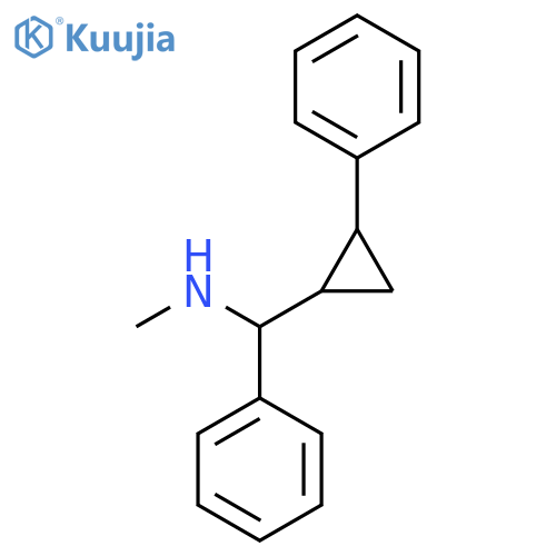 methylphenyl(2-phenylcyclopropyl)methylamine structure