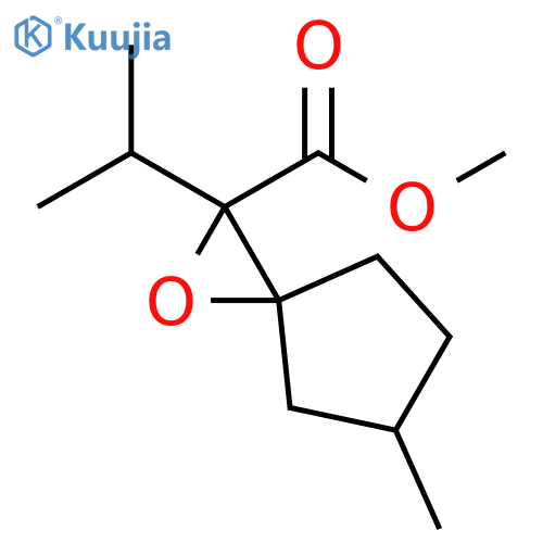 1-Oxaspiro[2.4]heptane-2-carboxylic acid, 5-methyl-2-(1-methylethyl)-, methyl ester structure