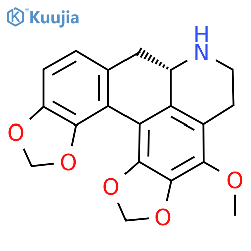 5H-Bis[1,3]benzodioxolo[6,5,4-de:4',5'-g]quinoline, 6,7,7a,8-tetrahydro-4-methoxy-, (7aS)- (9CI) structure