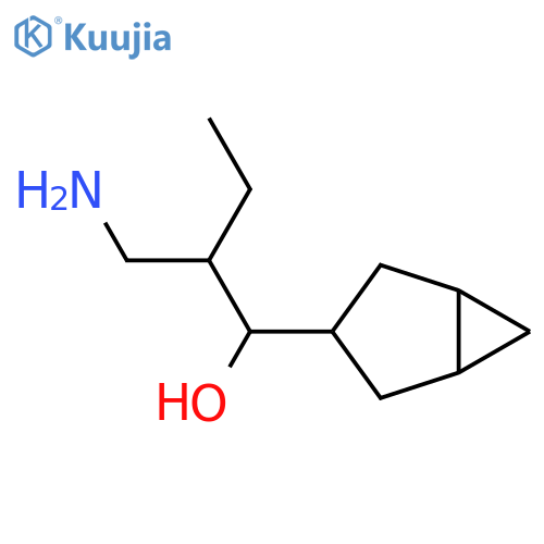 2-(Aminomethyl)-1-(3-bicyclo[3.1.0]hexanyl)butan-1-ol structure