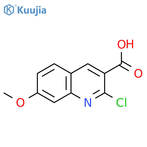 2-chloro-7-methoxyquinoline-3-carboxylic acid structure