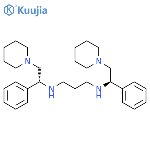 N1,N3-Bis(1R)-1-Phenyl-2-(1-piperidinyl)ethyl-1,3-propanediamine structure